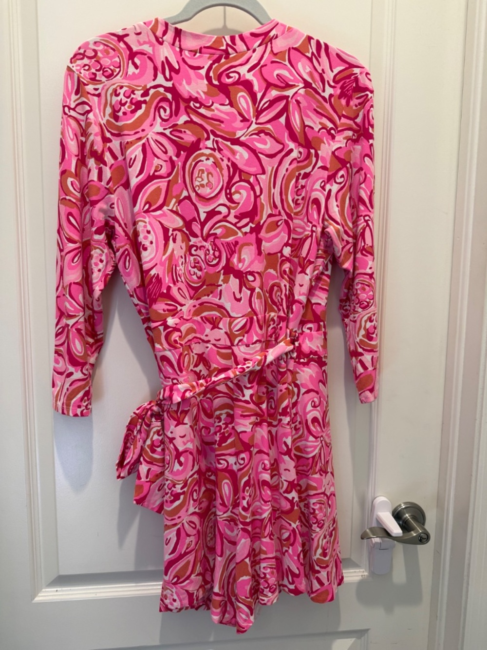 EUC Lilly Pulitzer Faux Wrap Romper, XL - Picture 2 of 4